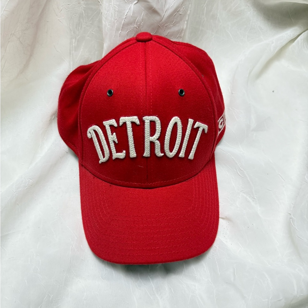 CCM Red Detroit Hat